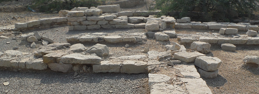 Rocks on a dig site