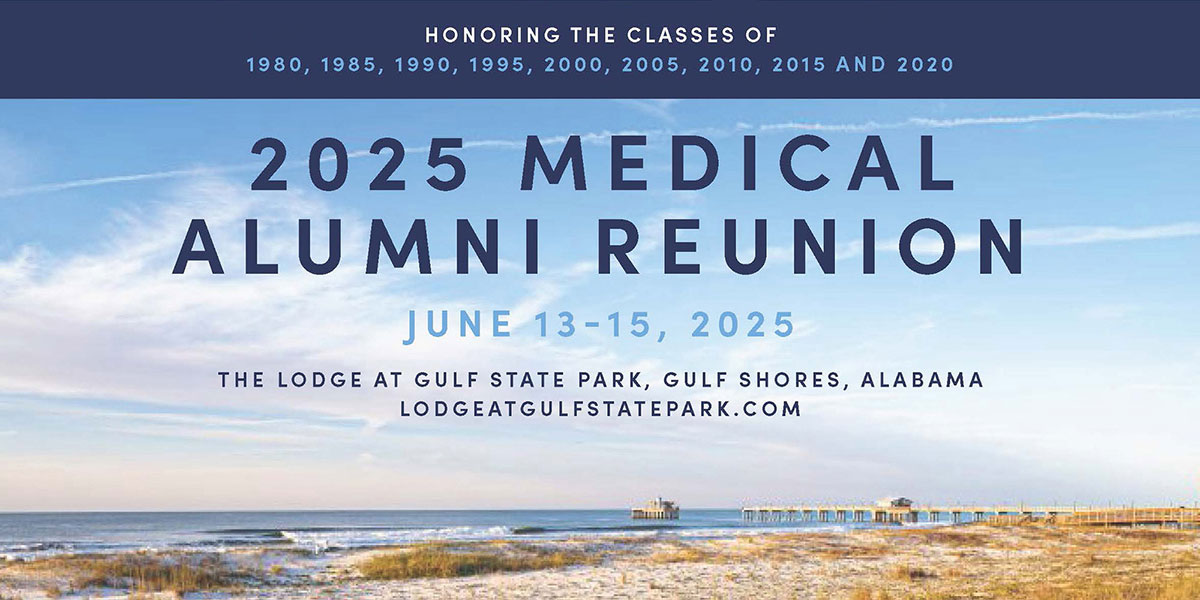 Make plans to join us for next year's Medical Alumni Reunion Weekend.