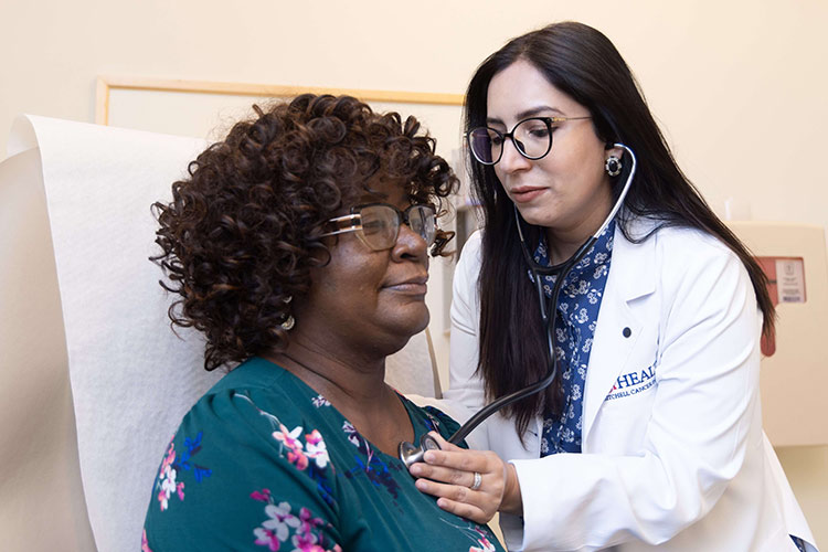 Provider with patient