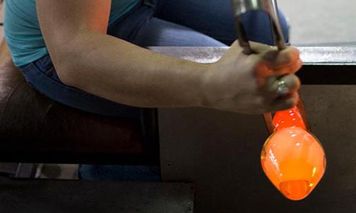 Glass blowing