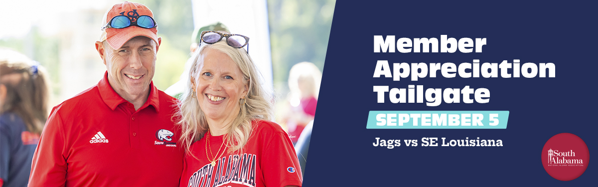 Member Appreciation Tailgate September 5 Jags vs SE Louisiana