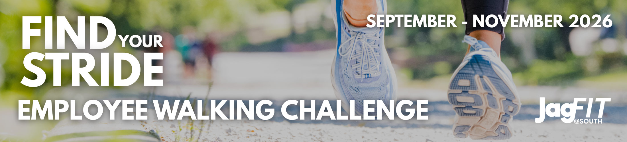 Find your stride employee walking challenge september - november 2026