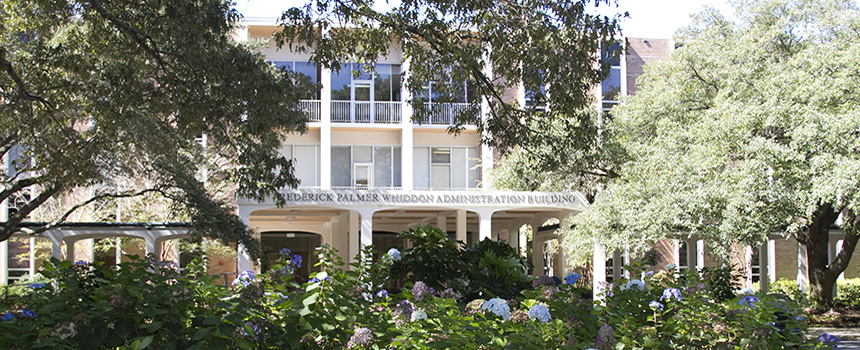 Image of the front of the Administrative Building