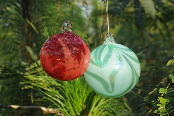 Glass pumpkins