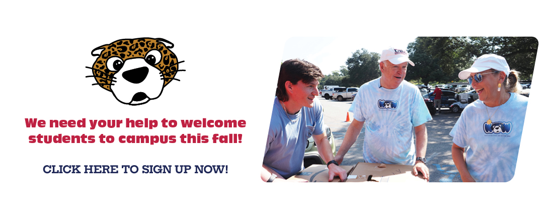 Banner for Volunteering Volunteers for Move-In Signups