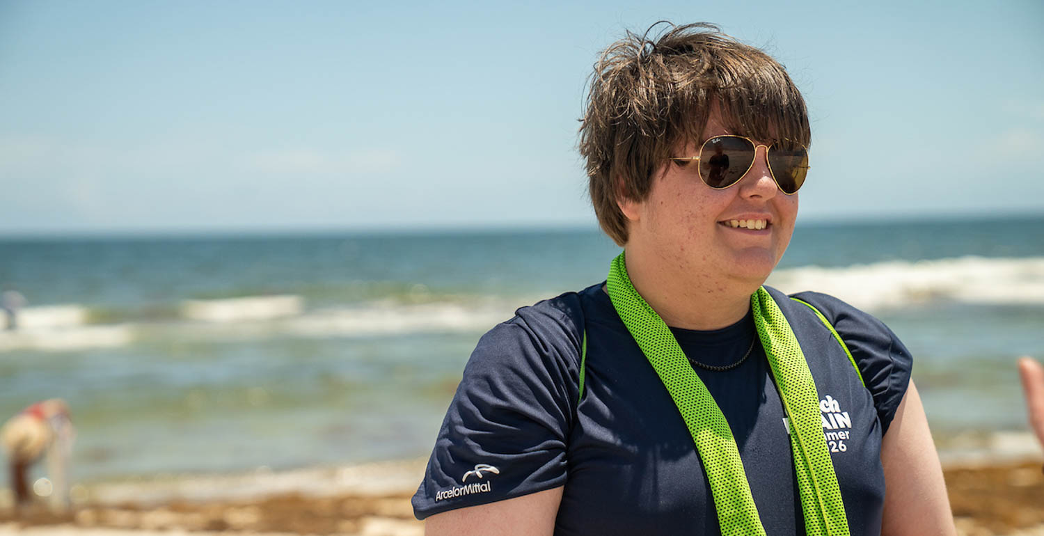 Xander Smith at the beach